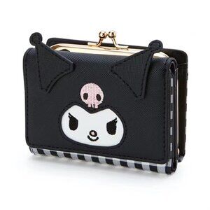 Sanrio Kuromi Wallet Pu Leather Short Folding with Coin Purse & Money & Card Hol